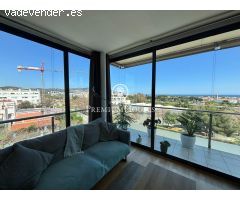 Piso con terraza y vistas en Can Pei