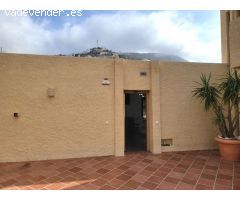 Con preciosas vistas al mar, Dúplex adosado, 3 dormitorios, 2 baños, en Mascarat en Altea