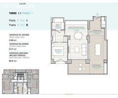 VENTA-OBRA NUEVA-CALPE-APARTAMENTOS-1/2/3D-2B-80M2-TERRAZA 27M2-GARAJE-VISTAS AL MAR-CERCA LA PLAYA