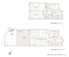 VENTA-OBRA NUEVA-VILLAJOIOSA-ADOSADO-2/3D-2B-80M2-TERRAZA 18M2-VISTAS AL MAR-100 M HASTA LA PLAYA