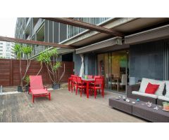 Exclusivo piso con gran terraza de 100m2 en Poble Nou