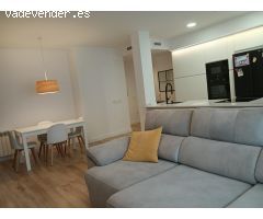 AOC, VENDE BAJO REFORMADO Y AMUEBLADO: MODERNO PISO DE 3 HABITACIONES CON GARAGE Y ZONAS COMUNES