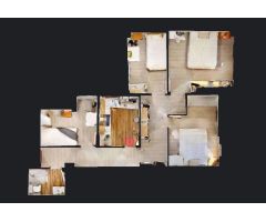 100%TO PRESENTA EN EXCLUSIVA VIVIENDA EN ALQUILER EN BENICALAP