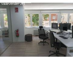 Oficina situada en Edificio Mixto representativo dentro del centro de negocios de Madrid.