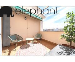 Piso amueblado con Terraza en Arguelles
