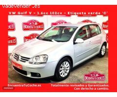 Volkswagen Golf 1.6 i de 2007 con 132.651 Km por 6.990 EUR. en Tarragona