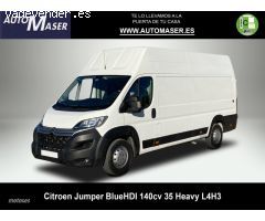 Citroen Jumper BlueHDi 103KW (140CV) Furg.35 Heavy L4H3 de 2024 con 5.300 Km por 28.000 EUR. en Madr
