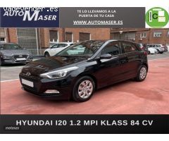 Hyundai i20 1.2 MPI Klass de 2017 con 148.000 Km por 7.700 EUR. en Madrid