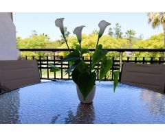 ¡Apartamento moderno con terraza, piscina y garaje a pasos del mar! ??????