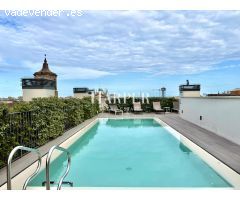 Elegante piso de 2 habitaciones con terraza y piscina en el Barrio Gótico