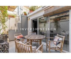 Fabuloso piso amueblado con terraza privada, a un paso de Plaza Real y Las Ramblas!