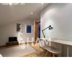 Habitación luminosa y cómoda totalmente equipada.