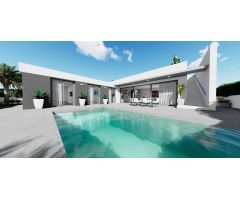 Villa, con piscina propia y vistas. 3  dormitorios, en San Juan de los Terreros