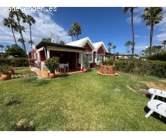 Alquiler de invierno en Campo Internacional: Bungalow independiente con jardín