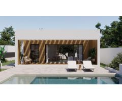 Modernas villas de una sola planta con piscina privada en Finestrat