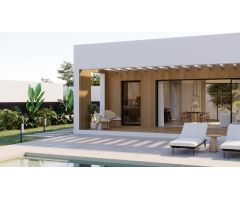 Modernas villas de una sola planta con piscina privada en Finestrat