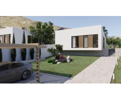 Modernas villas de una sola planta con piscina privada en Finestrat
