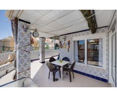 Ático de 1 dormitorio con 45 m² de terraza en esquina