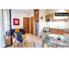 Moderno apartamento de 1 dormitorio con balcón y aire acondicionado en alquiler cerca de la playa en