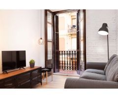 Airy apartamento en alquiler de 2 dormitorios cerca de la playa en La Barceloneta