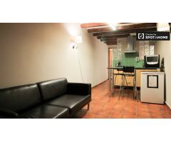 Pintoresco estudio en alquiler cerca de Moll de Barcelona en El Raval