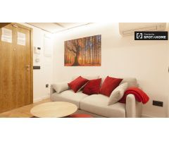 Acogedor apartamento de 1 dormitorio con aire acondicionado en alquiler cerca del metro en el centro