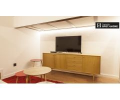 Acogedor apartamento de 1 dormitorio con aire acondicionado en alquiler cerca del metro en el centro