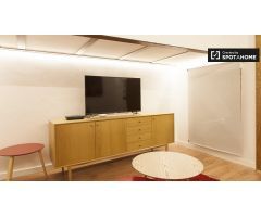 Acogedor apartamento de 1 dormitorio con aire acondicionado en alquiler cerca del metro en el centro