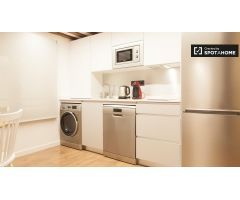 Acogedor apartamento de 1 dormitorio con aire acondicionado en alquiler cerca del metro en el centro