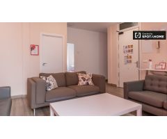 Habitación en residencia de estudiantes en Moncloa, Madrid.