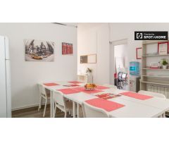 Habitación en residencia de estudiantes en Moncloa, Madrid.