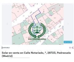 SE VENDE PARCELA URBANA EN PEDREZUELA (MADRID). EDIFICABLE
