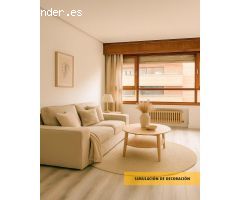 Vivienda reformada y sin muebles para alquilar en la zona de Gaztambide