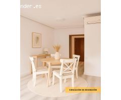 Vivienda reformada y sin muebles para alquilar en la zona de Gaztambide