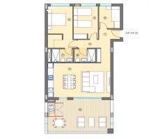 Apartamento 3 dormitorios en residencial de obra nueva en Bonalba Golf con vistas al mar