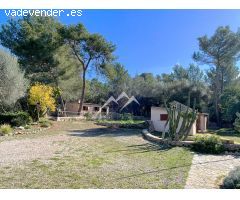 Finca rústica de carácter mallorquín y vistas a la Tramontana en Calviá