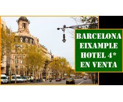 BARCELONA. HOTEL 4 ESTRELLAS EN VENTA.