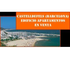 CASTELLDEFELS (BARCELONA) EDIFICIO APARTAMENTOS TURÍSTICOS EN VENTA.