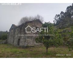 SE VENDE TERRENO RUSTICO CON ESTRUCTURA DE CASA DE PIEDRA EN PONTESAMPAIO - PONTEVEDRA