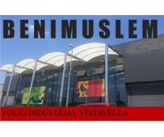 NAVE INDUSTRIAL EN POLIGONO VISTAVELLA DE BENIMUSLEM