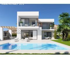 Villa de obra nueva con piscina independiente y jardín, Finestrat, Costa Blanca