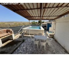 CASA DE PLAYA  CON PISCINA PROPIA - 1ª LINEA PLAYA Y ACCESO DIRECTO AL MAR