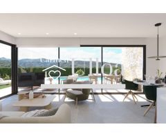 VILLA MODERNA CON PISCINA PRIVADA Y TRES DORMITORIOS EN FONT DEL LLOP – MONFORTE DEL CID