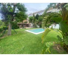 chalet con piscina privada
