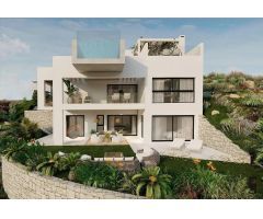 Fabulosa parcela con proyecto y licencia para moderna villa en La Cala Golf,Mijas
