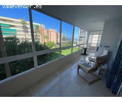MEDIA TEMPORADA . SE ALQUILA DESDE 1.9.25-30.6.26 MAGNIFICO APARTAMENTO  EN 1ª LINEA CON VISTAS AL M