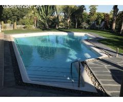 SE ALQUILA DESDE 1.9.25-30.6.26  MAGNIFICA VILLA DE 1 SOLA PLANTA EN BENALMADENA A 600 METROS DE LA 