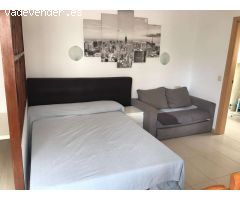 Se alquila LARGA TEMPORADA desde 01/07/2024 - 01/07/2025  estudio en 1  línea de playa en Benalmáden