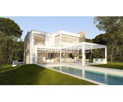 Elegante villa de diseño contemporáneo con increíbles vistas