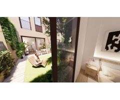 Piso reformado con jardín y dependencia privada en Sant Andreu